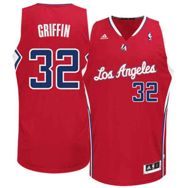 Maillot nba Los Angeles Clippers adidas Homme Blake Griffin 32 Rouge